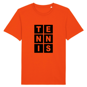 T-shirt Lettres TENNIS noir Homme