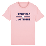 T-shirt J'peux pas j'ai tennis Balle blanche Homme