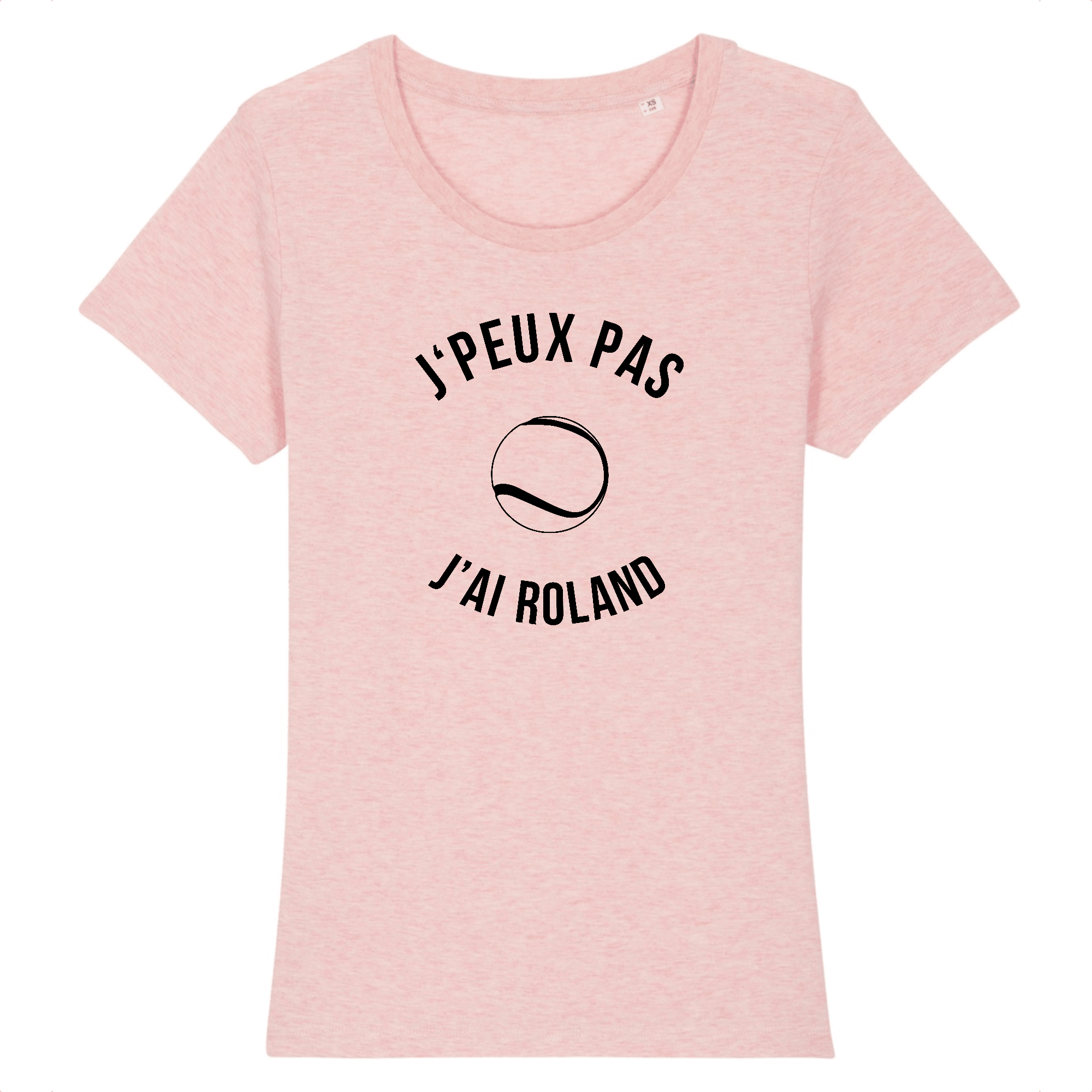 T-shirt J'peux pas j'ai Roland Noir Femme