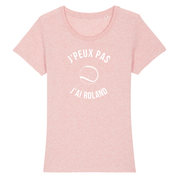 T-shirt J'peux pas j'ai Roland Blanc Femme