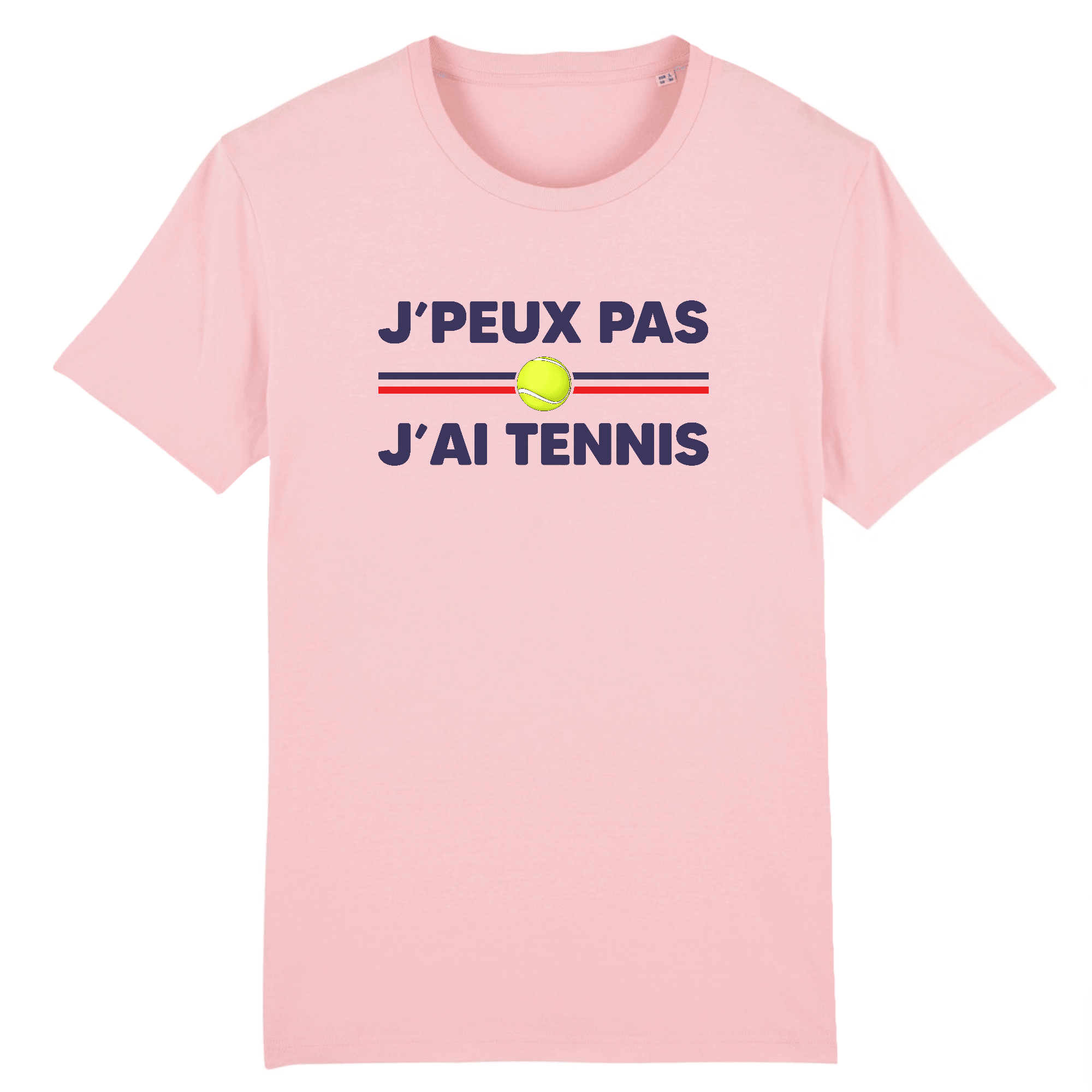 T-shirt J'peux pas j'ai tennis Balle jaune Homme
