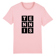 T-shirt Lettres TENNIS noir Homme
